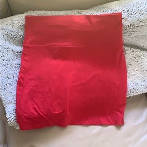 Wet seal cotton stretch red skirt xs
